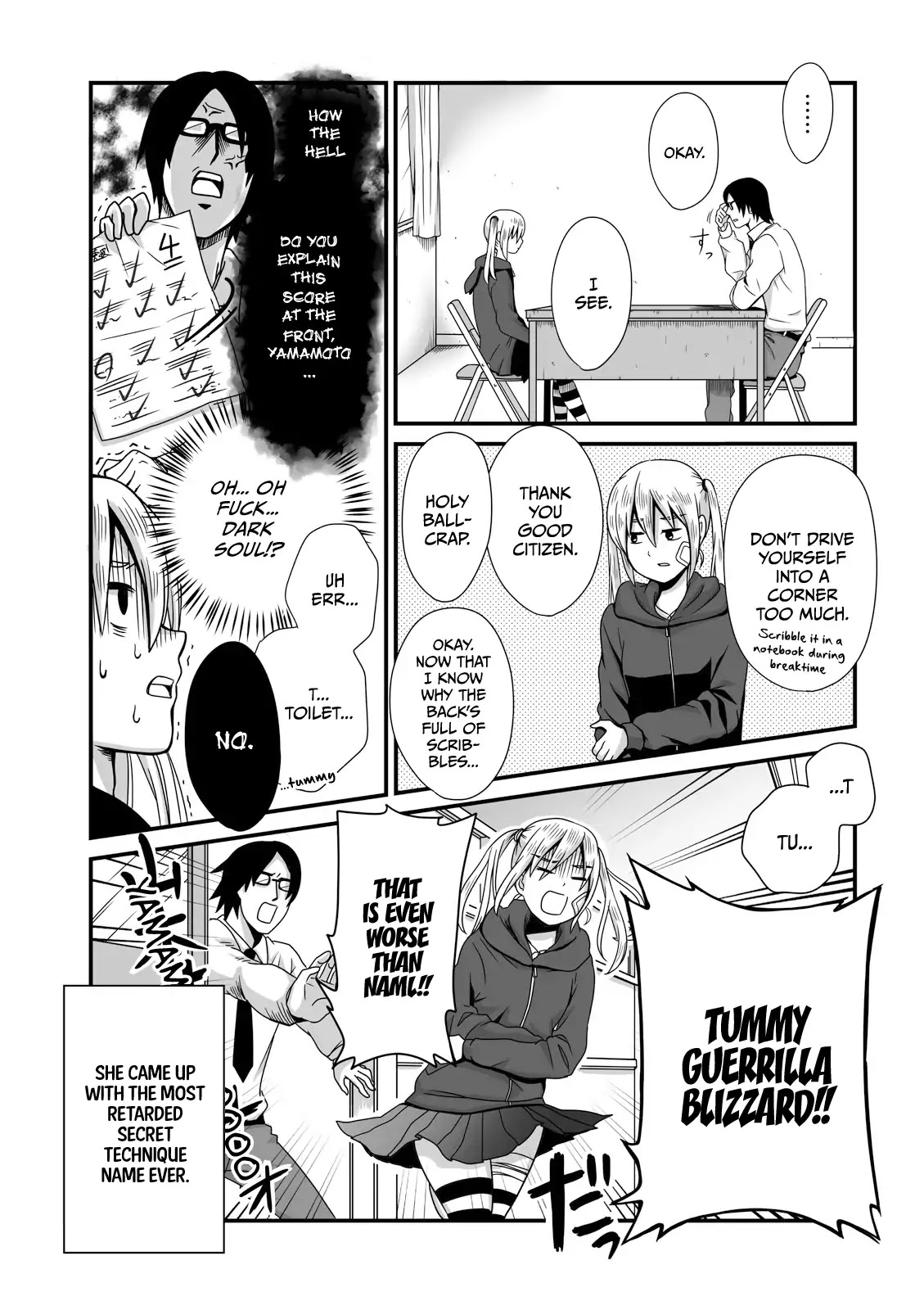 Joshikousei no Muda Zukai Chapter 14 page 7 - Chapter 14: Secret technique