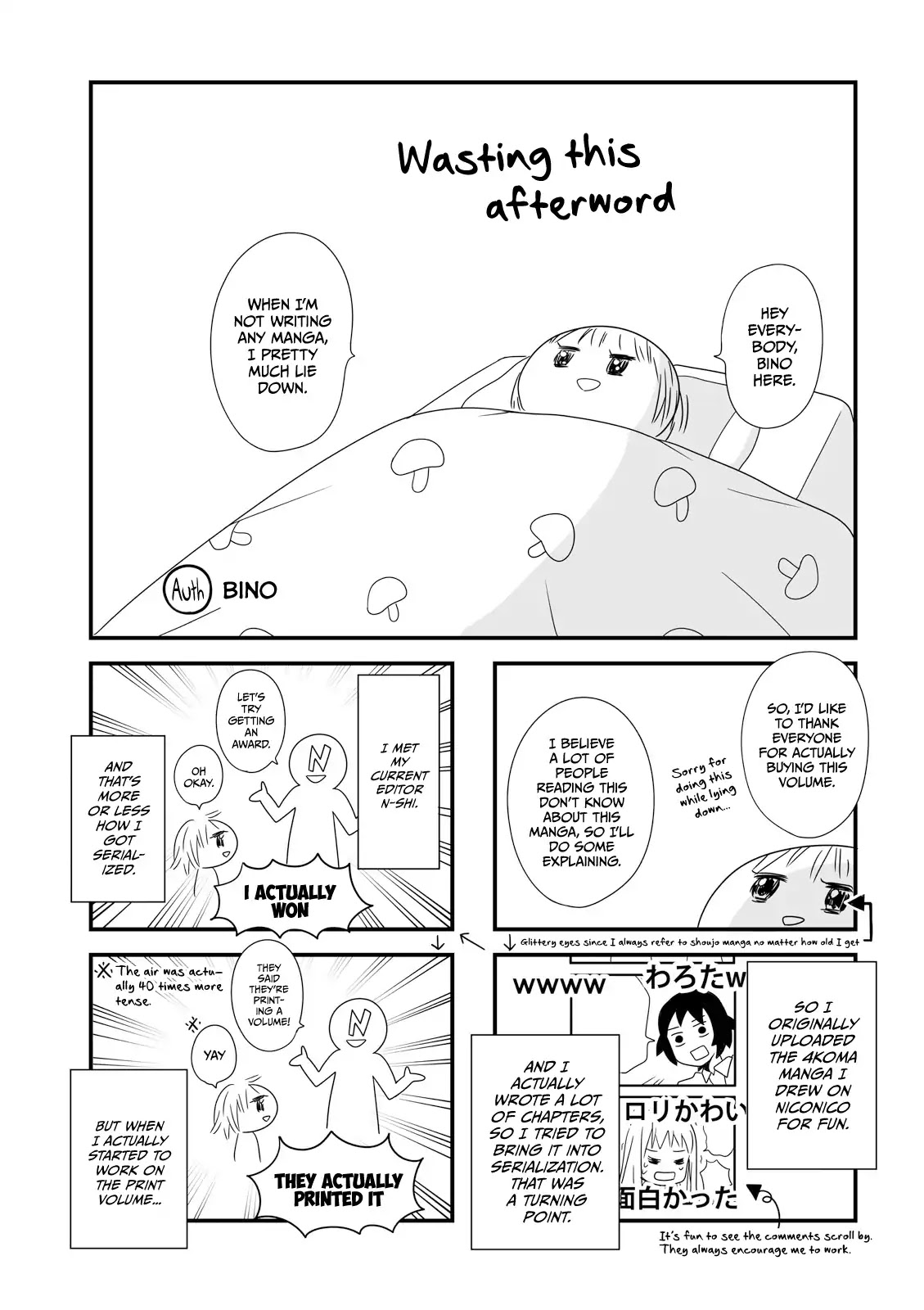 Joshikousei no Muda Zukai Chapter 16.3 page 1 - Chapter 16.3: Wasting this afterword