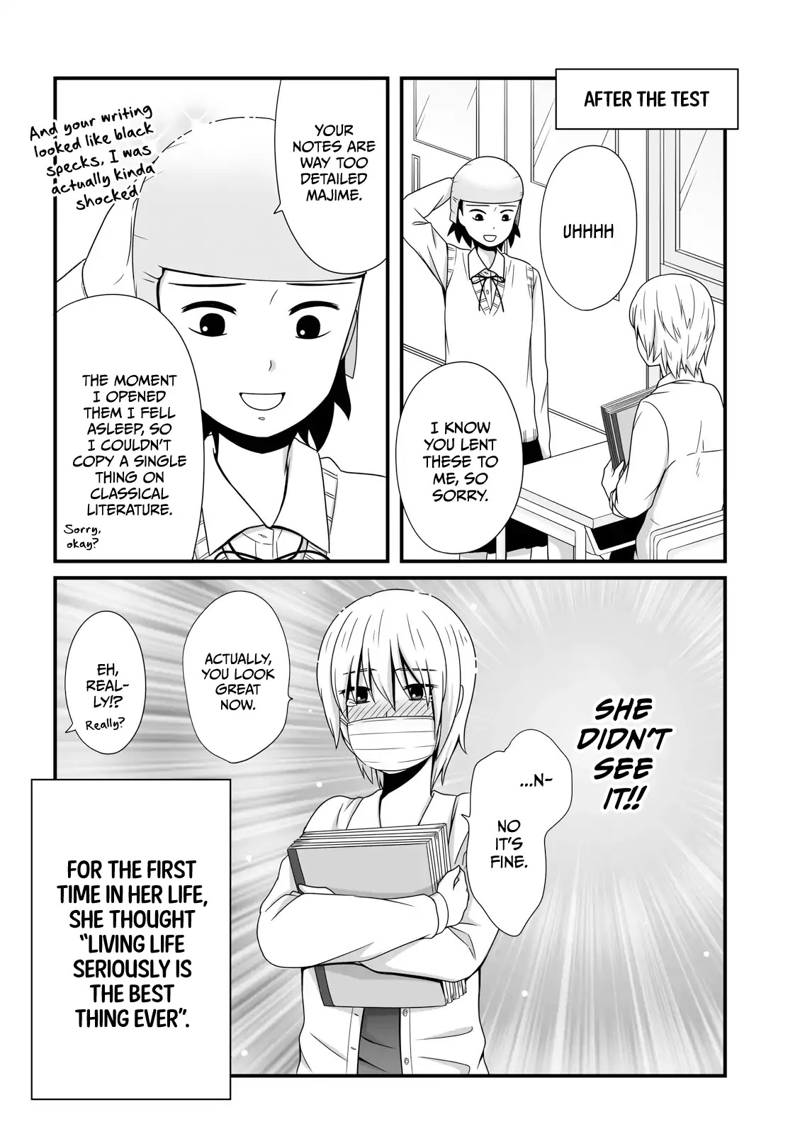 Joshikousei no Muda Zukai Chapter 19 page 8 - Chapter 19: Test