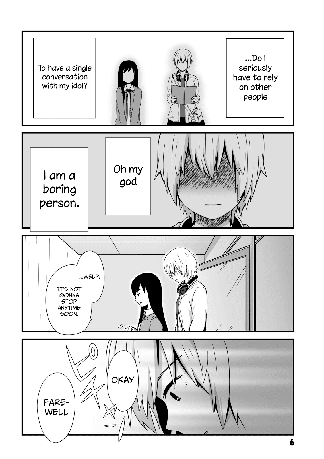 Joshikousei no Muda Zukai Chapter 32 page 4 - Chapter 32: Evening rain