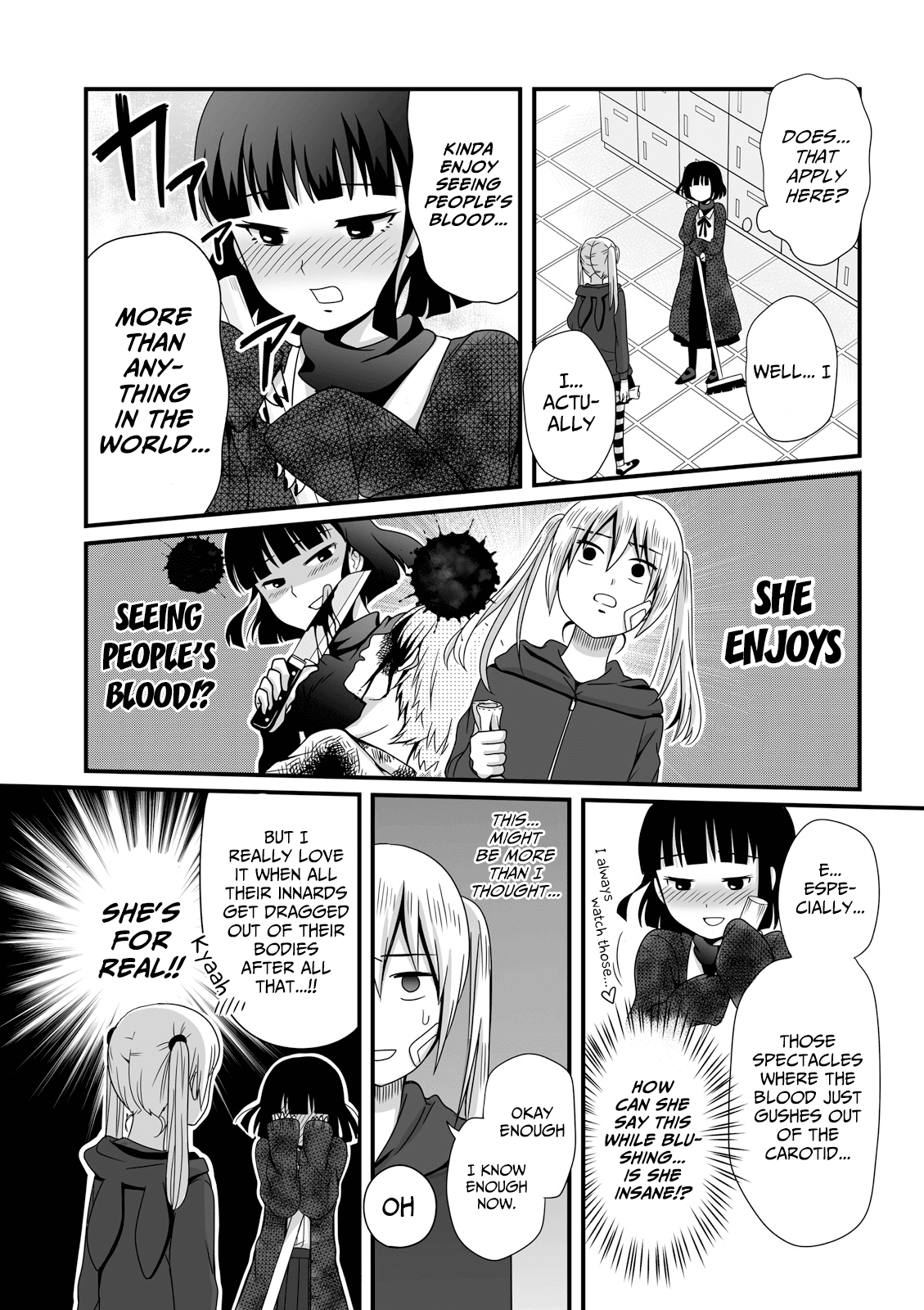 Joshikousei no Muda Zukai Chapter 33 page 7 - Chapter 33: Cleaning