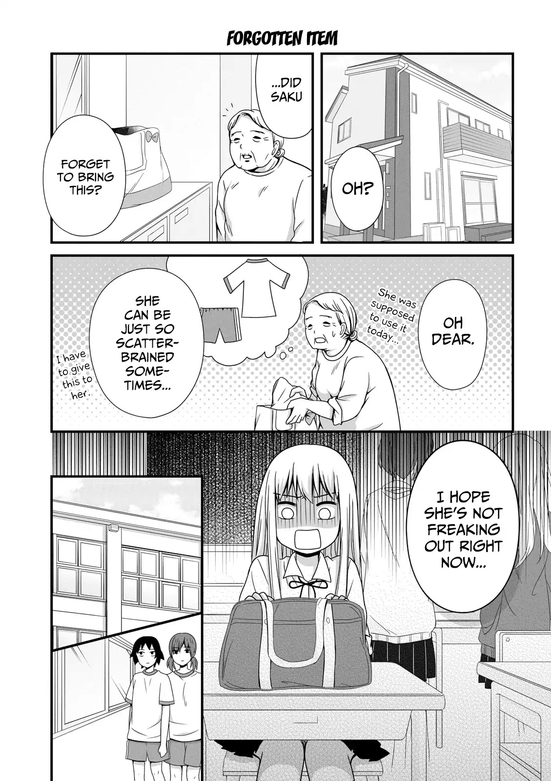 Joshikousei no Muda Zukai Chapter 35 page 1 - Chapter 35: Forgotten item