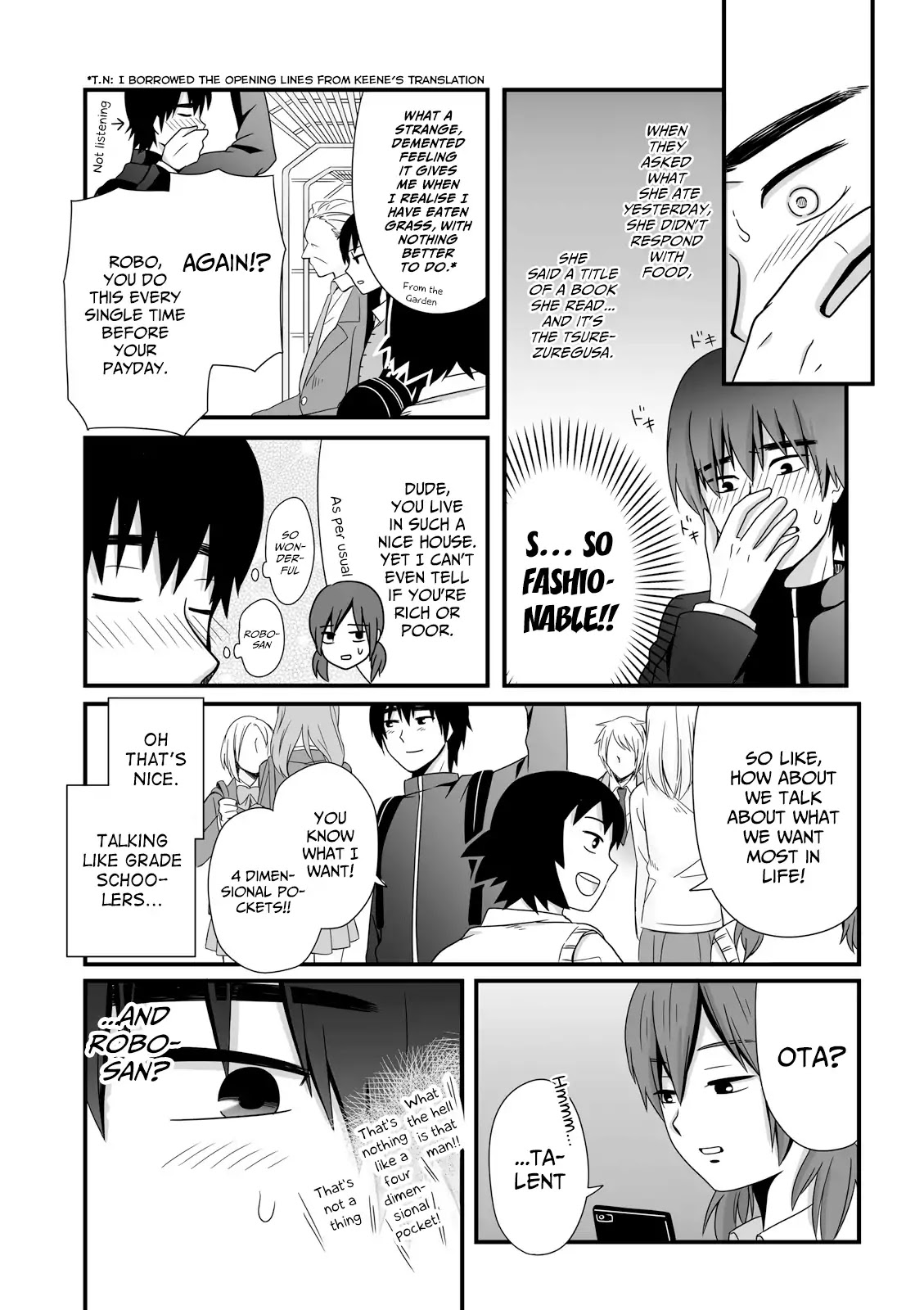 Joshikousei no Muda Zukai Chapter 36 page 5 - Chapter 36: Gaze