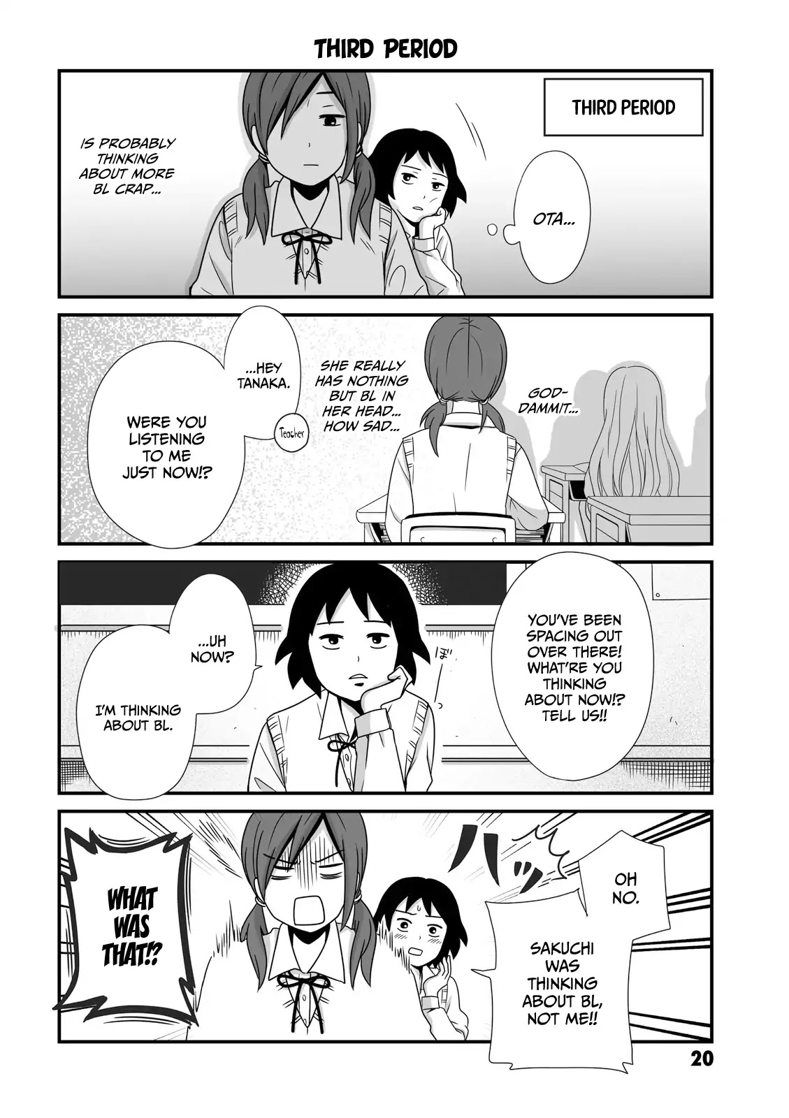 Joshikousei no Muda Zukai Chapter 4 page 2 - Chapter 4: First period