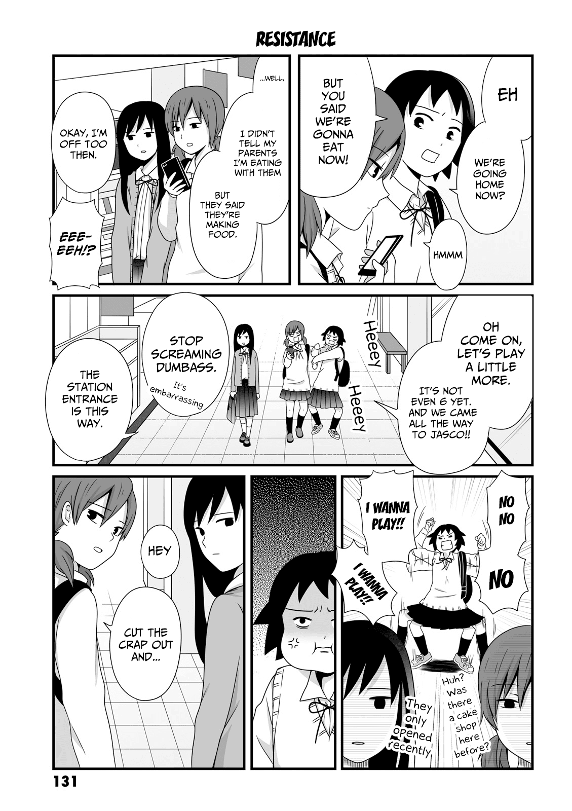 Joshikousei no Muda Zukai Chapter 42 page 1 - Chapter 42: Resistance