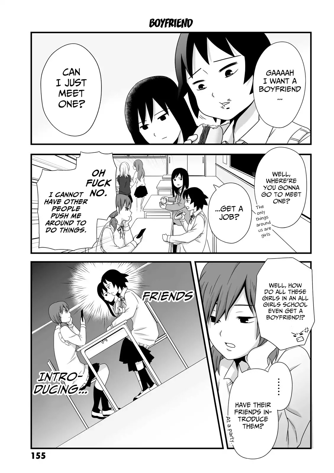 Joshikousei no Muda Zukai Chapter 44 page 1 - Chapter 44: Boyfriend