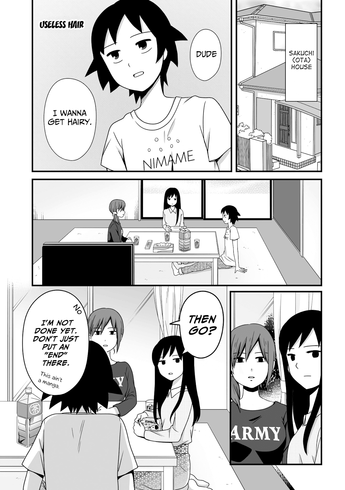 Joshikousei no Muda Zukai Chapter 46 page 1 - Chapter 46: Useless hair