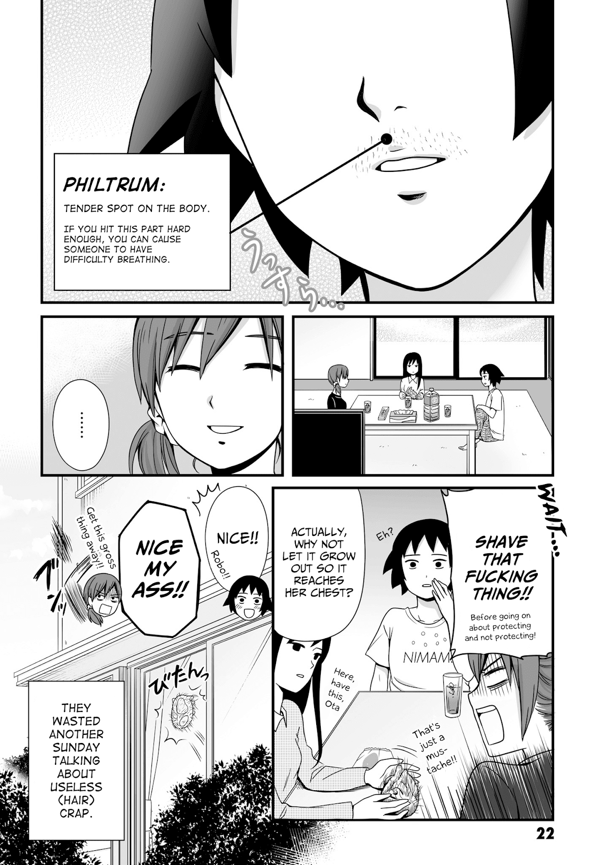 Joshikousei no Muda Zukai Chapter 46 page 10 - Chapter 46: Useless hair
