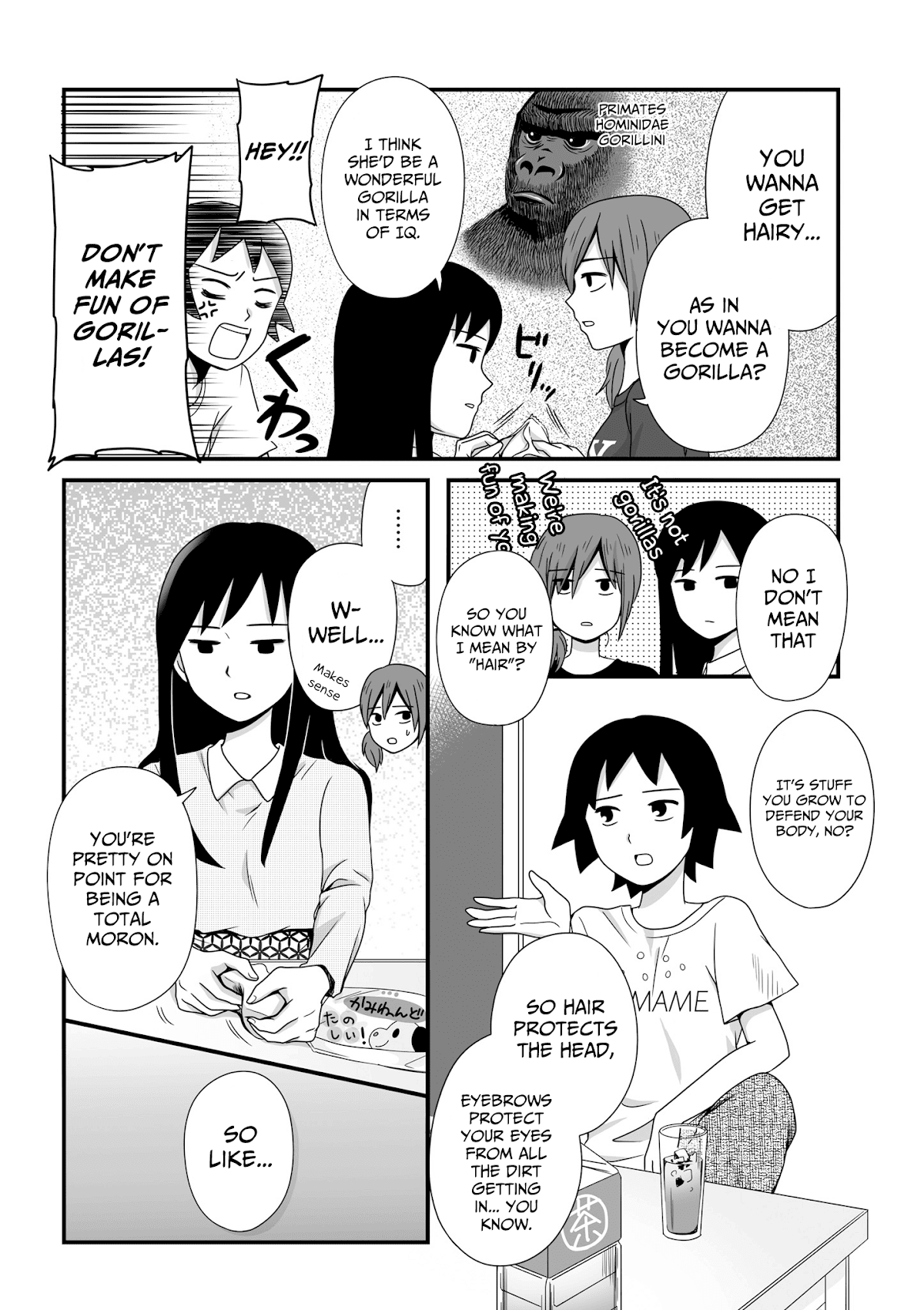 Joshikousei no Muda Zukai Chapter 46 page 2 - Chapter 46: Useless hair