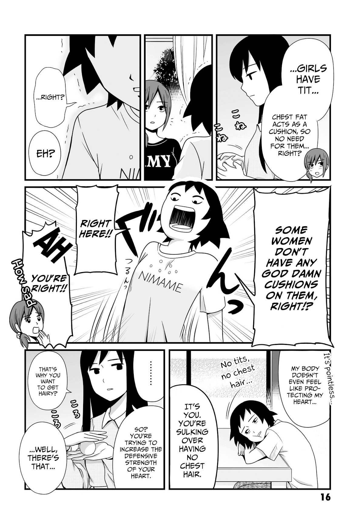 Joshikousei no Muda Zukai Chapter 46 page 4 - Chapter 46: Useless hair