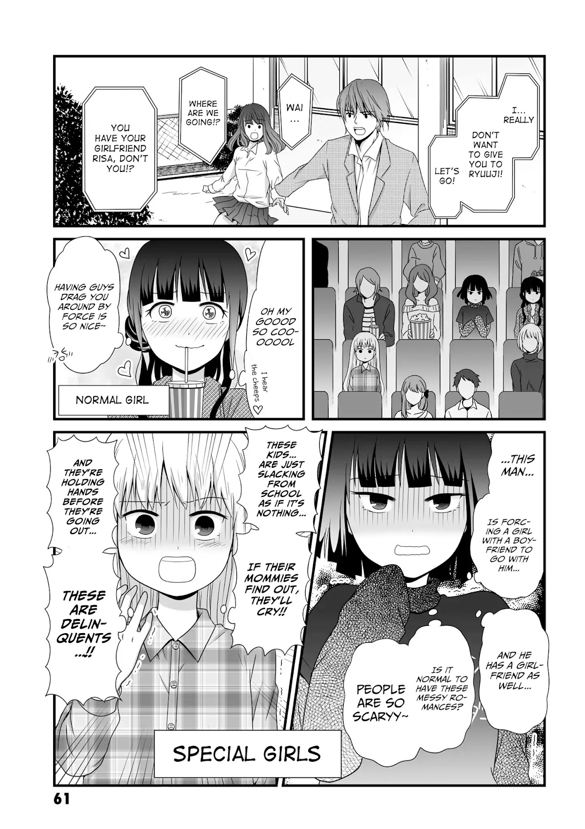 Joshikousei no Muda Zukai Chapter 50 page 3 - Chapter 50: Movie