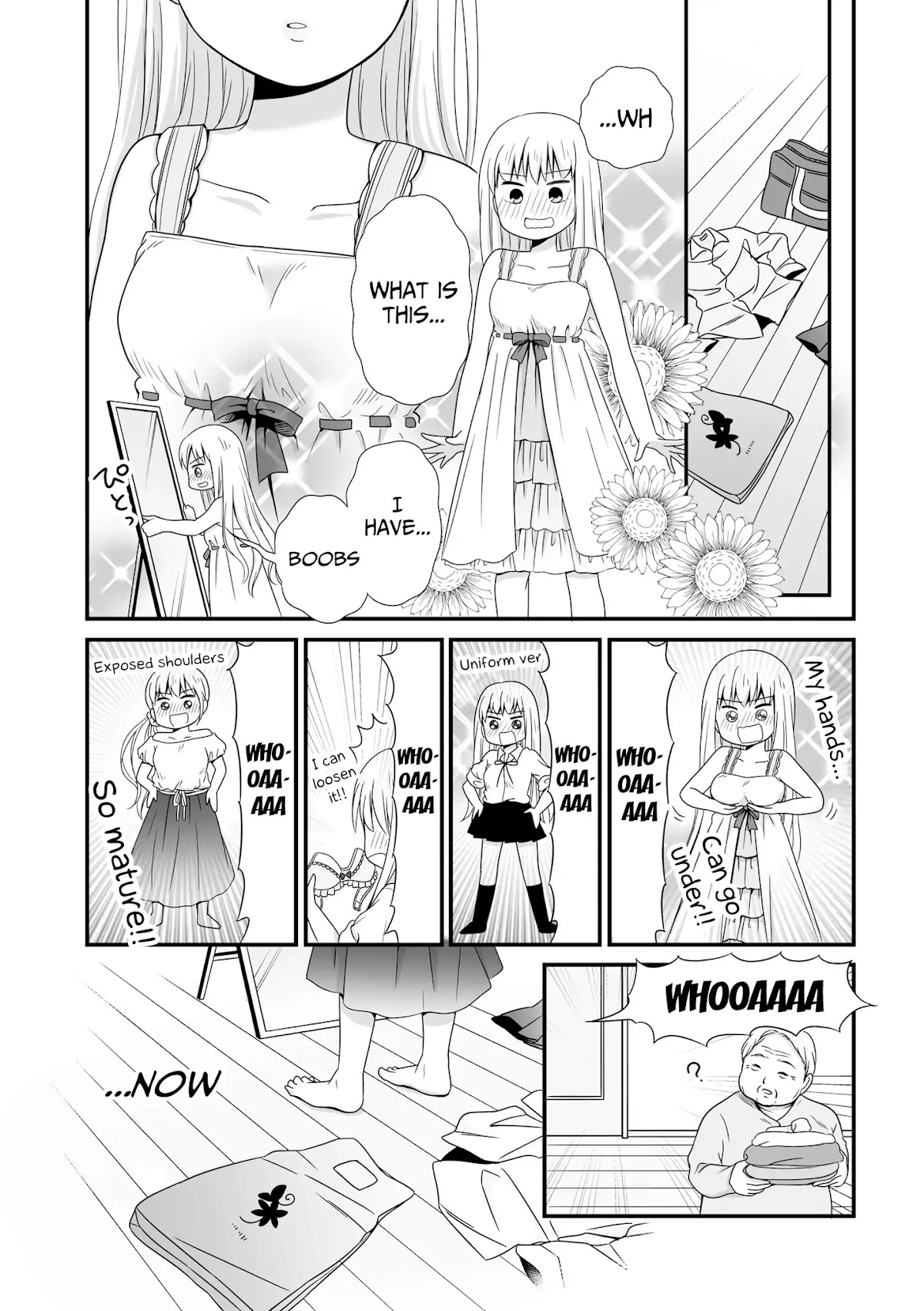 Joshikousei no Muda Zukai Chapter 54 page 11 - Chapter 54: Boobs