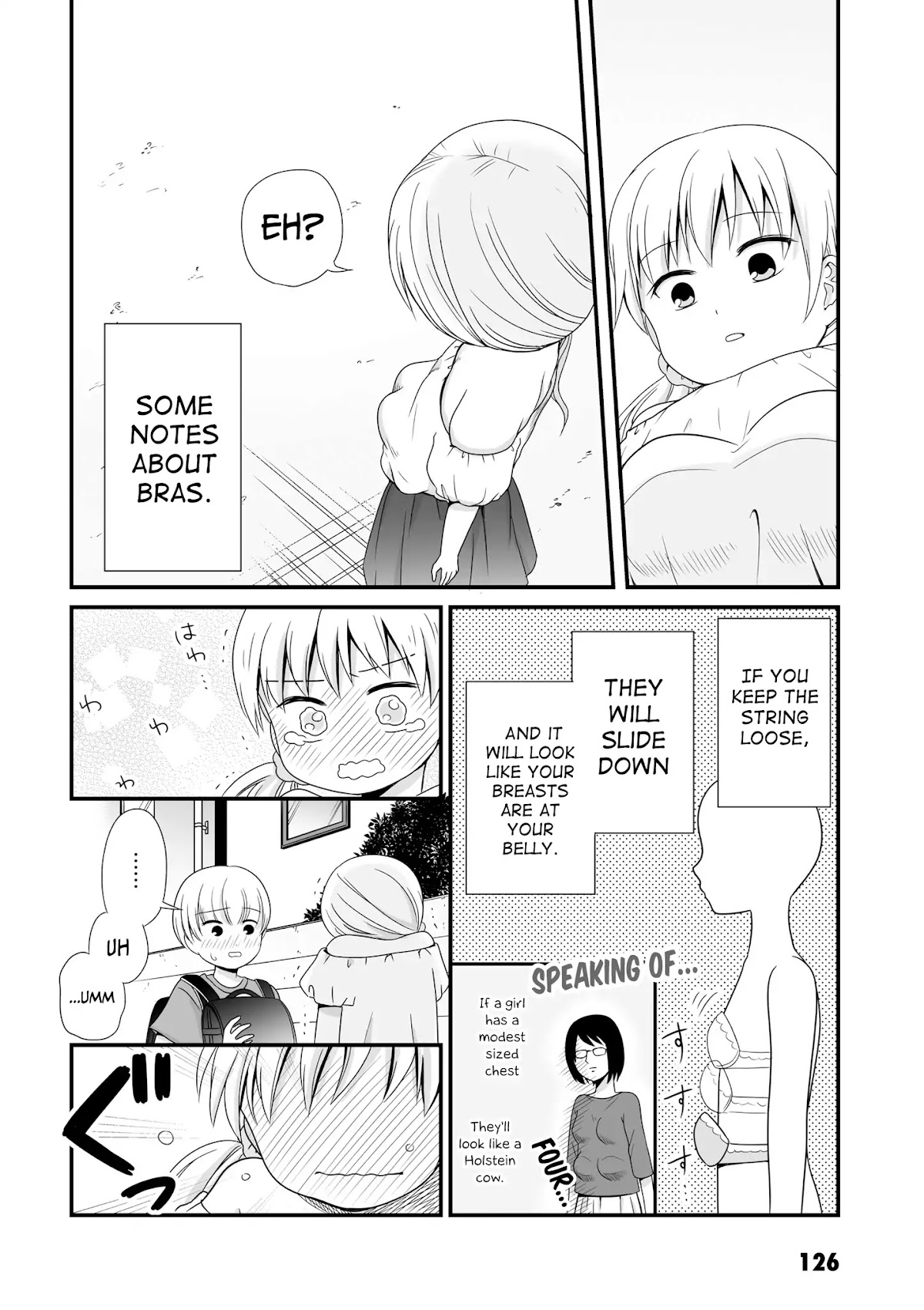 Joshikousei no Muda Zukai Chapter 54 page 14 - Chapter 54: Boobs