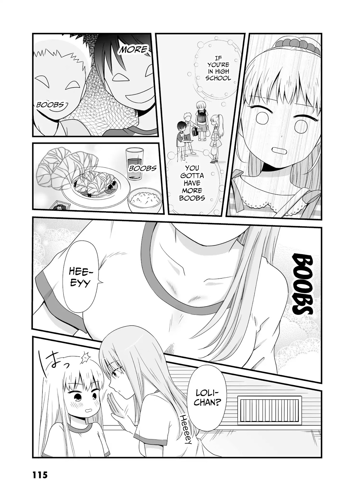 Joshikousei no Muda Zukai Chapter 54 page 3 - Chapter 54: Boobs