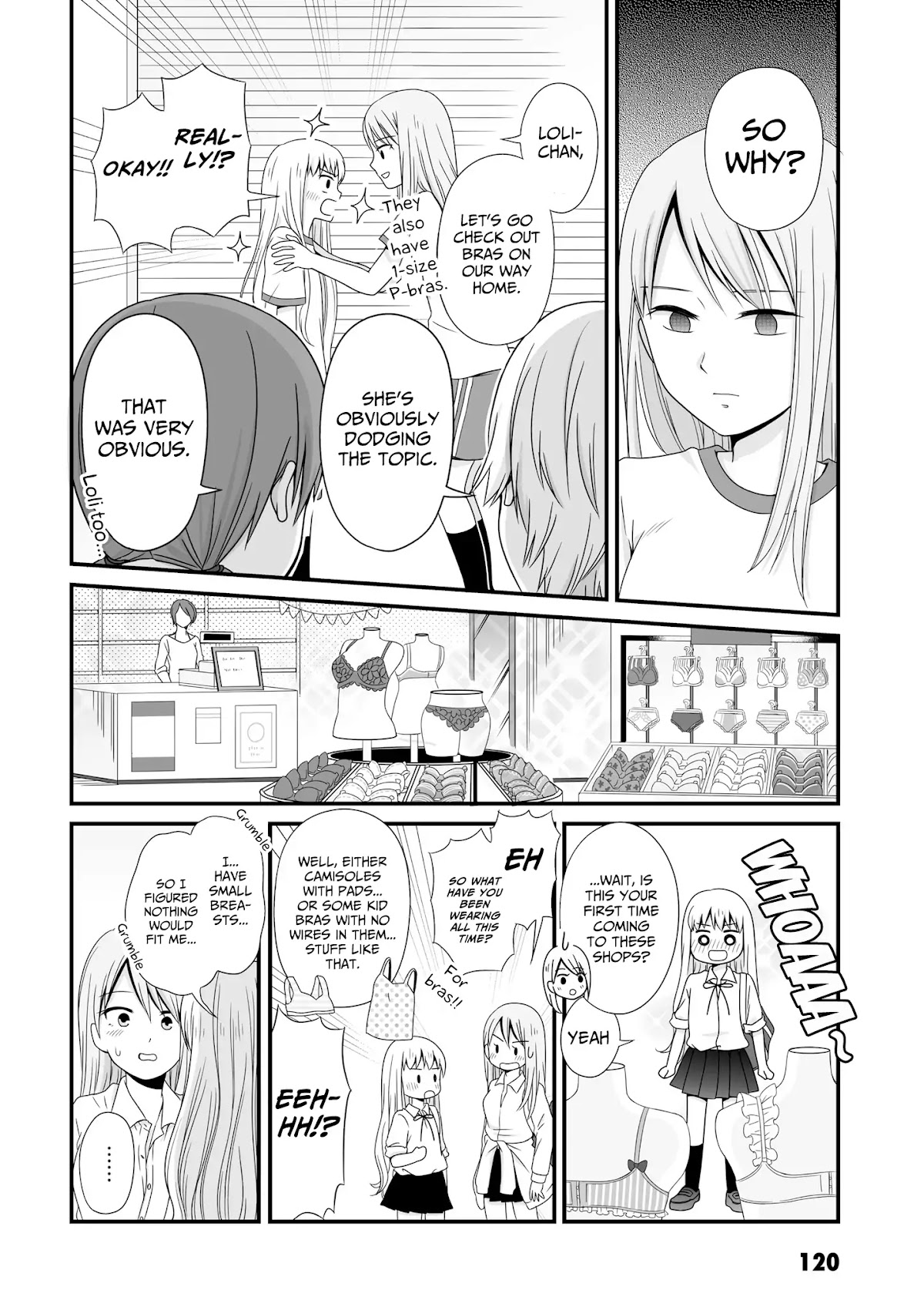 Joshikousei no Muda Zukai Chapter 54 page 8 - Chapter 54: Boobs