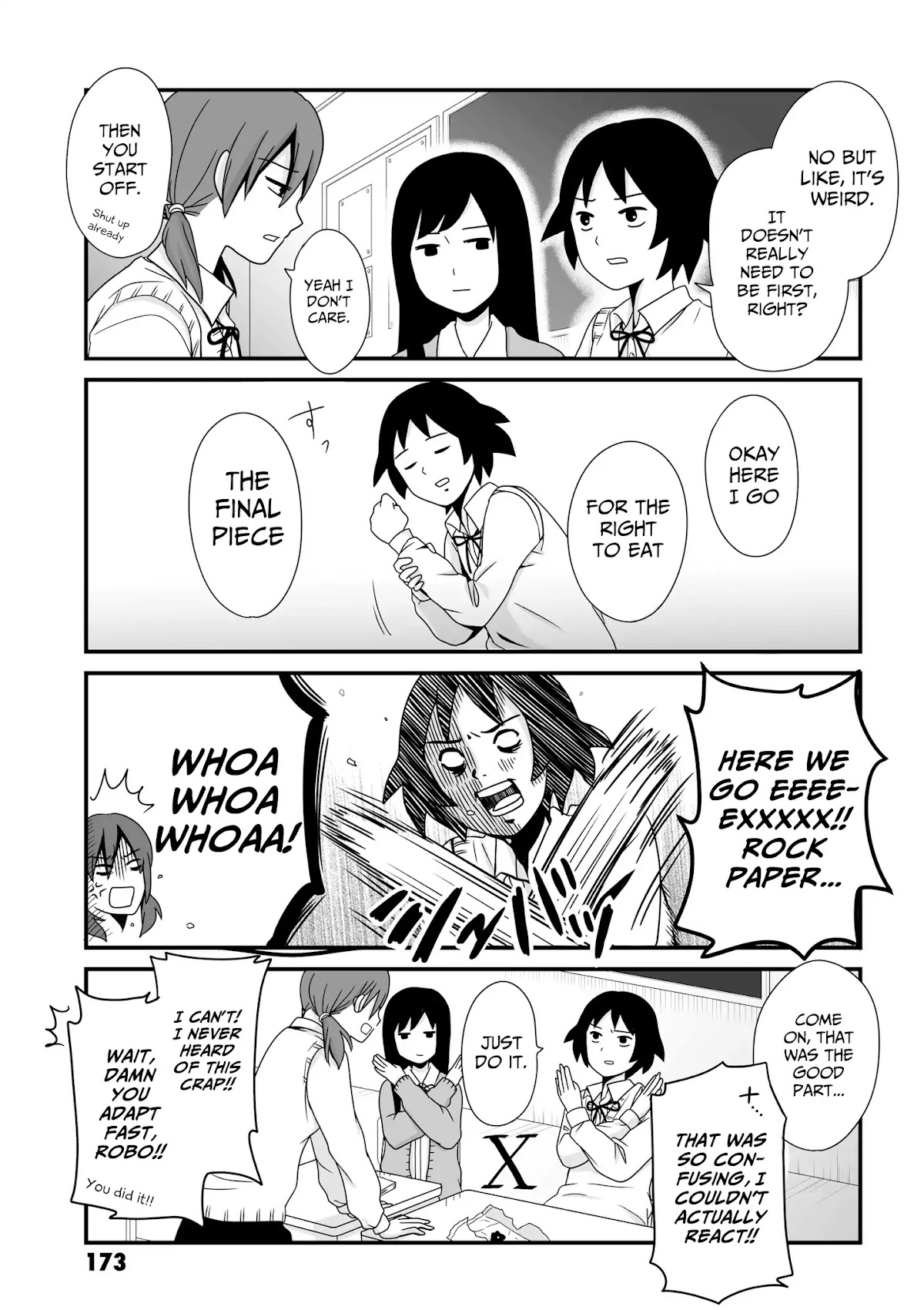 Joshikousei no Muda Zukai Chapter 56.3 page 8 - Chapter 56.3: Quarrel