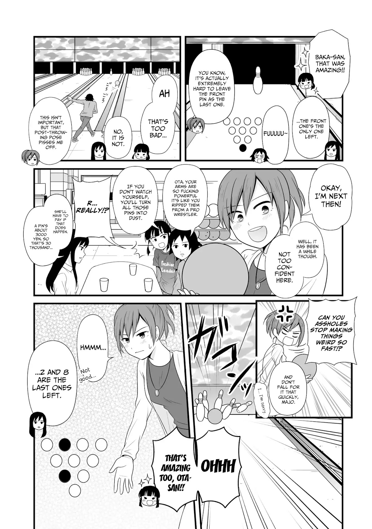 Joshikousei no Muda Zukai Chapter 63 page 7 - Chapter 63: Bowling