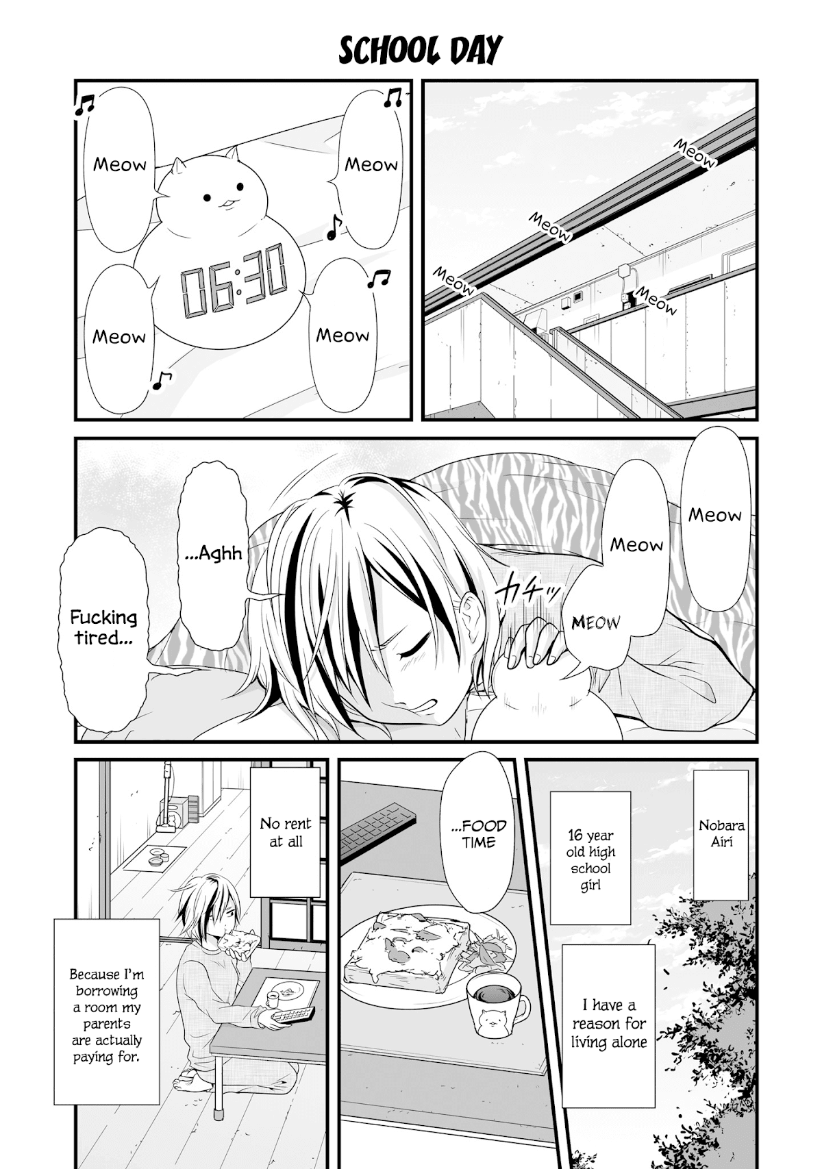 Joshikousei no Muda Zukai Chapter 68 page 1 - Chapter 68: School day