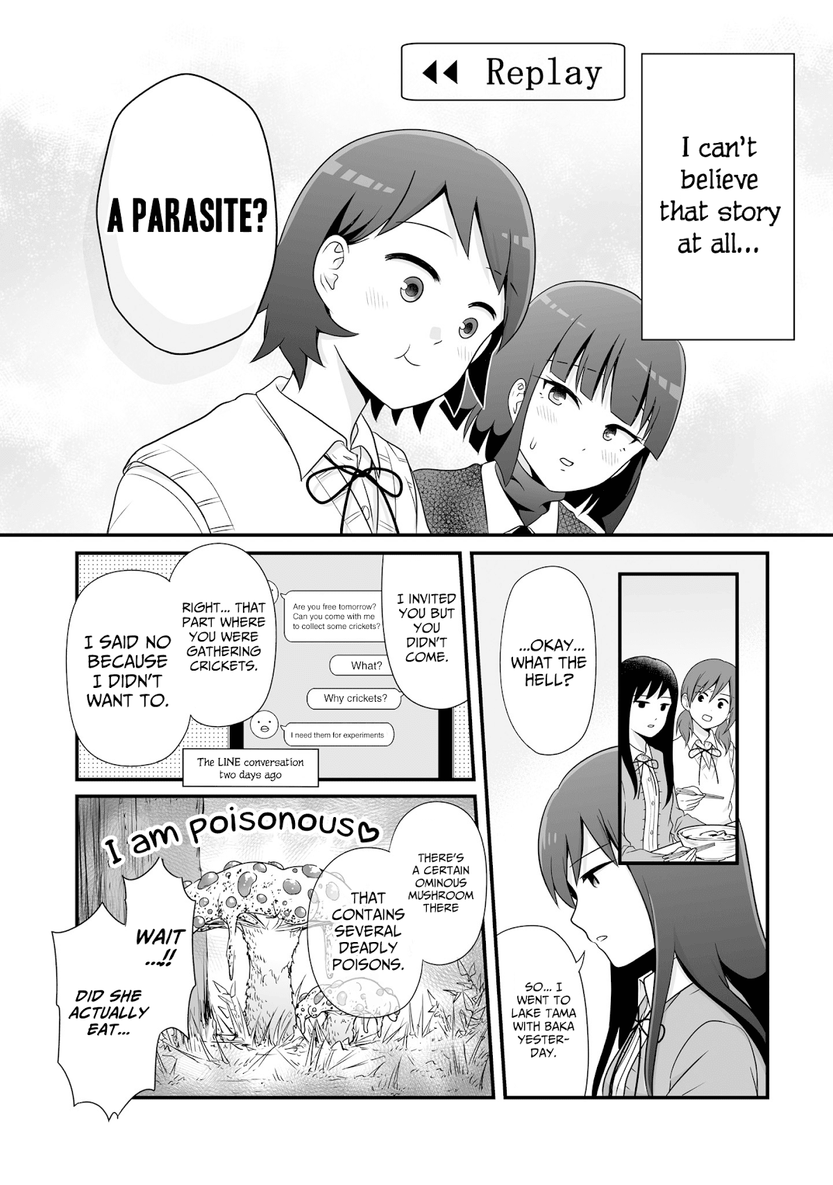 Joshikousei no Muda Zukai Chapter 72 page 5 - Chapter 72: Baka