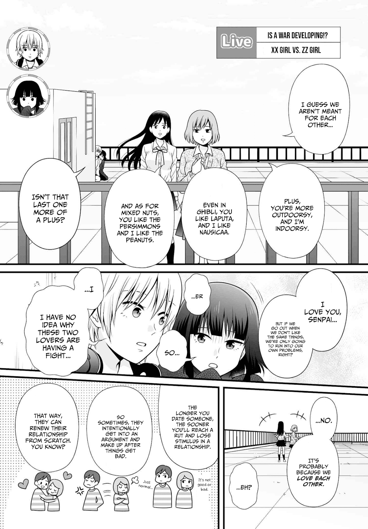 Joshikousei no Muda Zukai Chapter 93 page 6 - Chapter 93: Couple