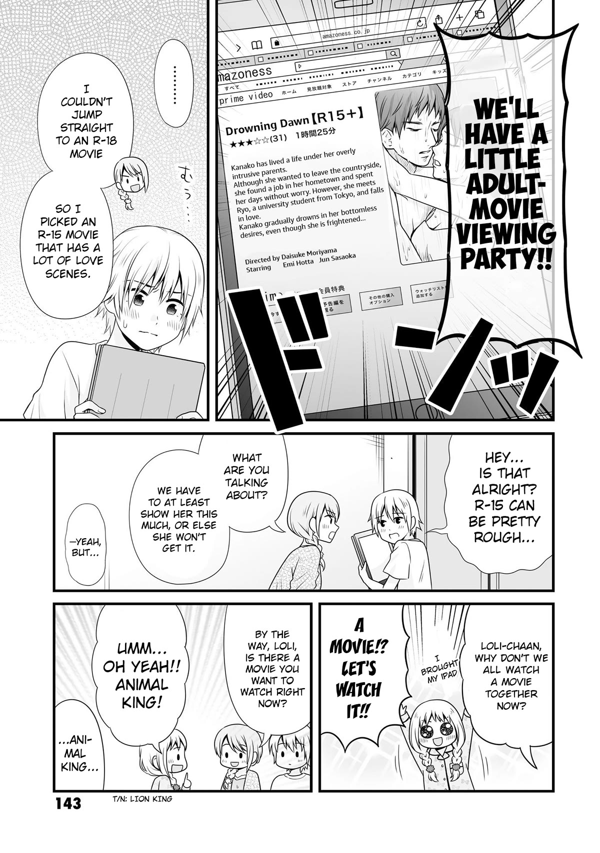 Joshikousei no Muda Zukai Chapter 95 page 13 - Chapter 95: Sleepover