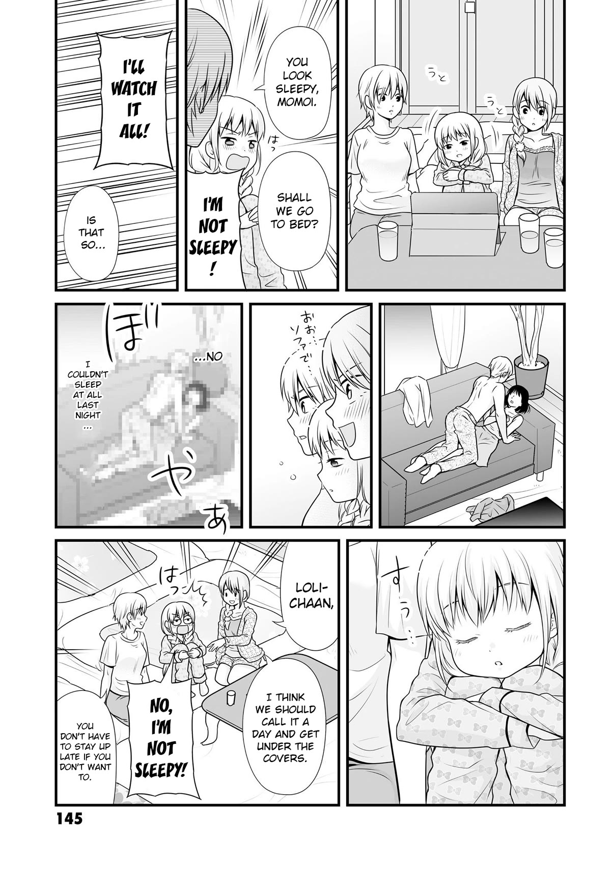 Joshikousei no Muda Zukai Chapter 95 page 15 - Chapter 95: Sleepover