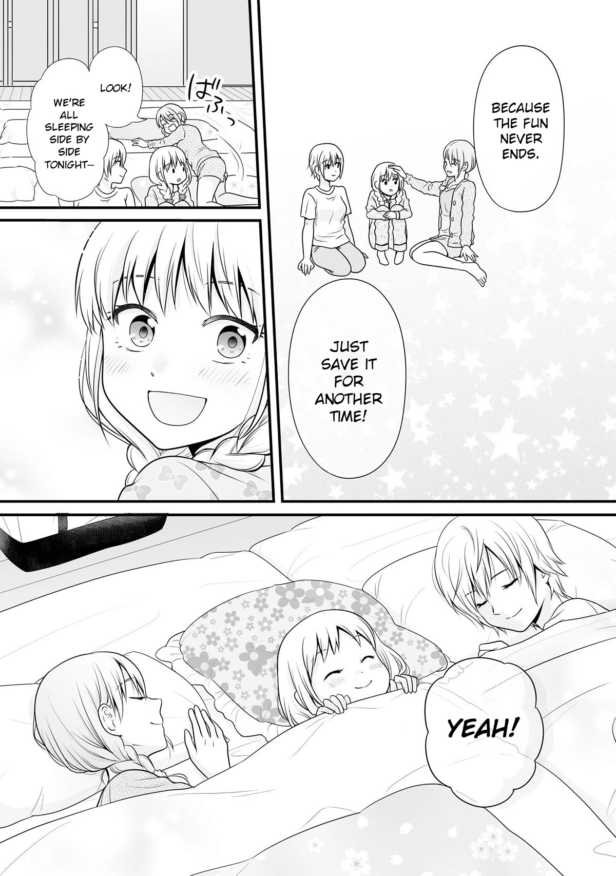 Joshikousei no Muda Zukai Chapter 95 page 17 - Chapter 95: Sleepover