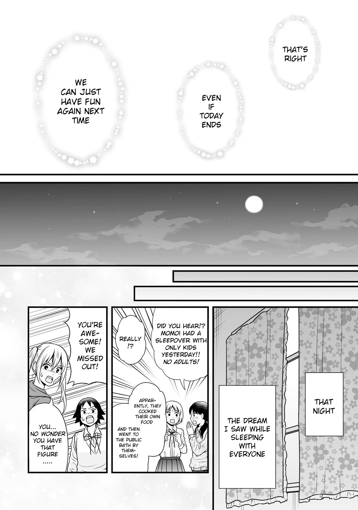 Joshikousei no Muda Zukai Chapter 95 page 18 - Chapter 95: Sleepover