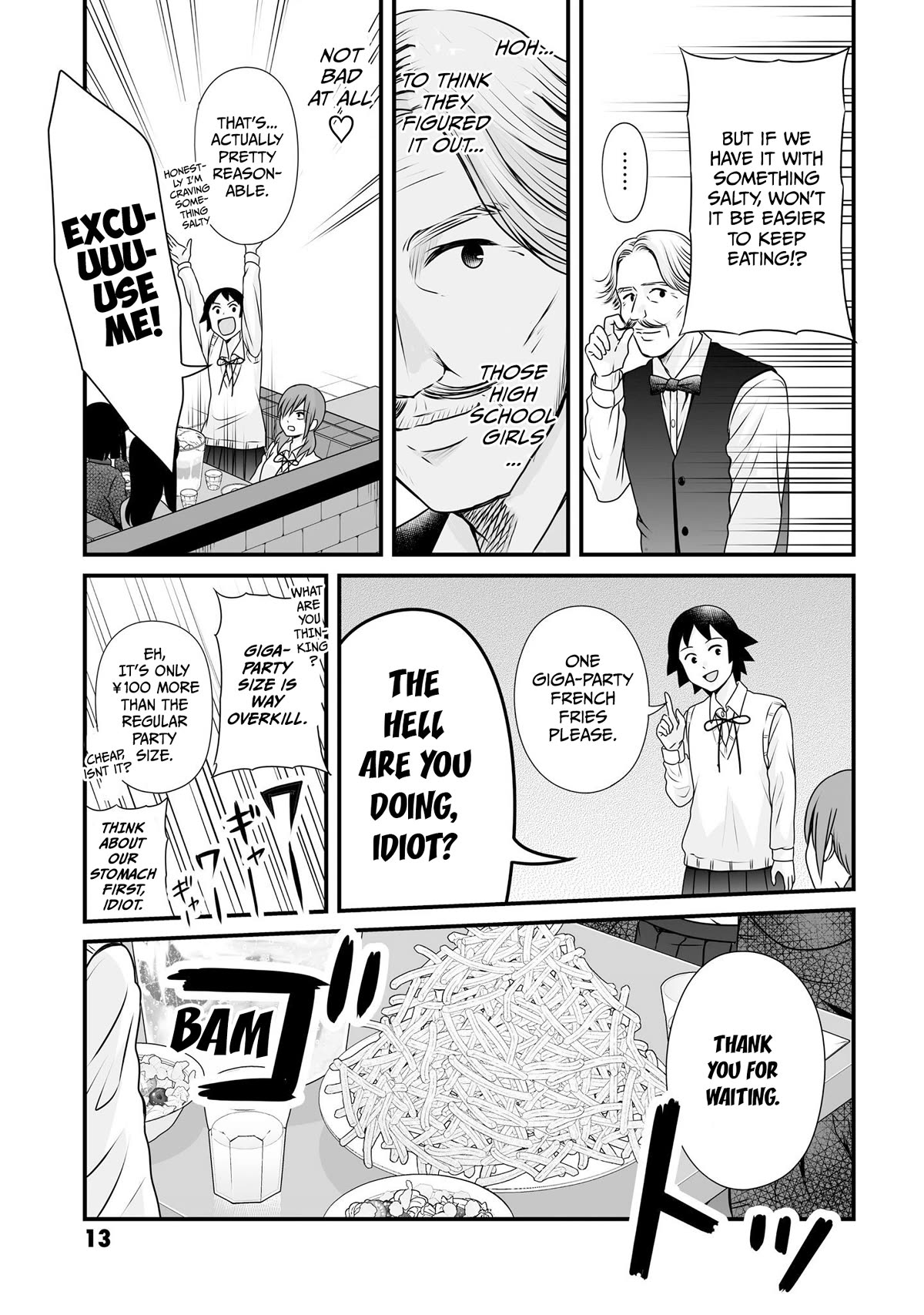 Joshikousei no Muda Zukai Chapter 98 page 9 - Chapter 98: Challenge