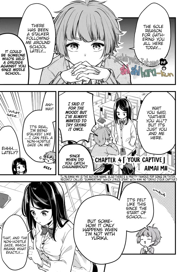 Joshiryoku takamena Shishihara-kun Chapter 10 page 2 - Chapter 10