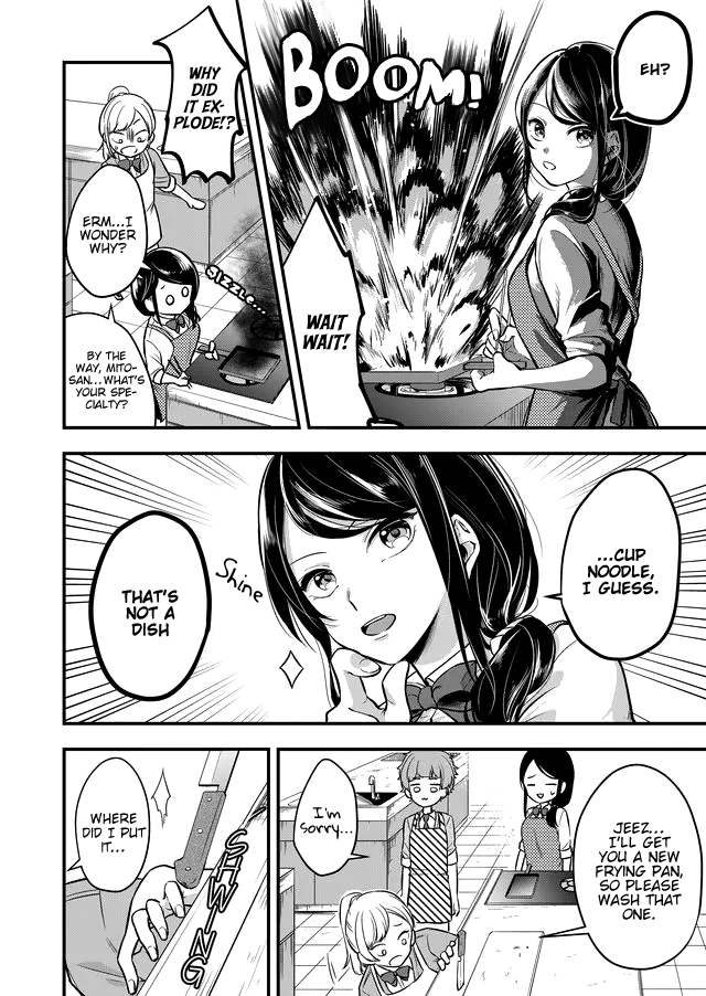 Joshiryoku takamena Shishihara-kun Chapter 8 page 3 - Chapter 8: chaos cooking