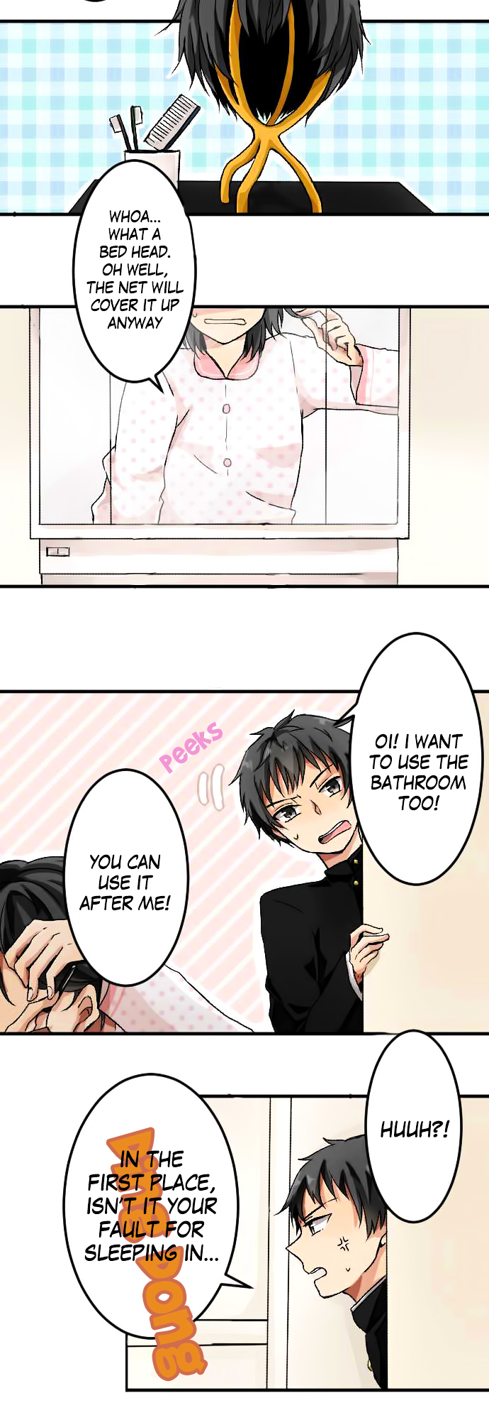 Josou Kareshi to Dansou Kanojo Chapter 1.3 page 7 - Chapter 1 : A Busy Morning V3