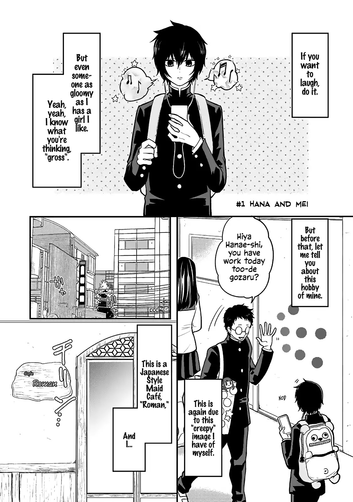 Josou Shite Mendoukusai Koto ni Natteru Nekura to Yankee no Ryou Kataomoi Chapter 1 page 1 - Chapter 1: Hana and Mei