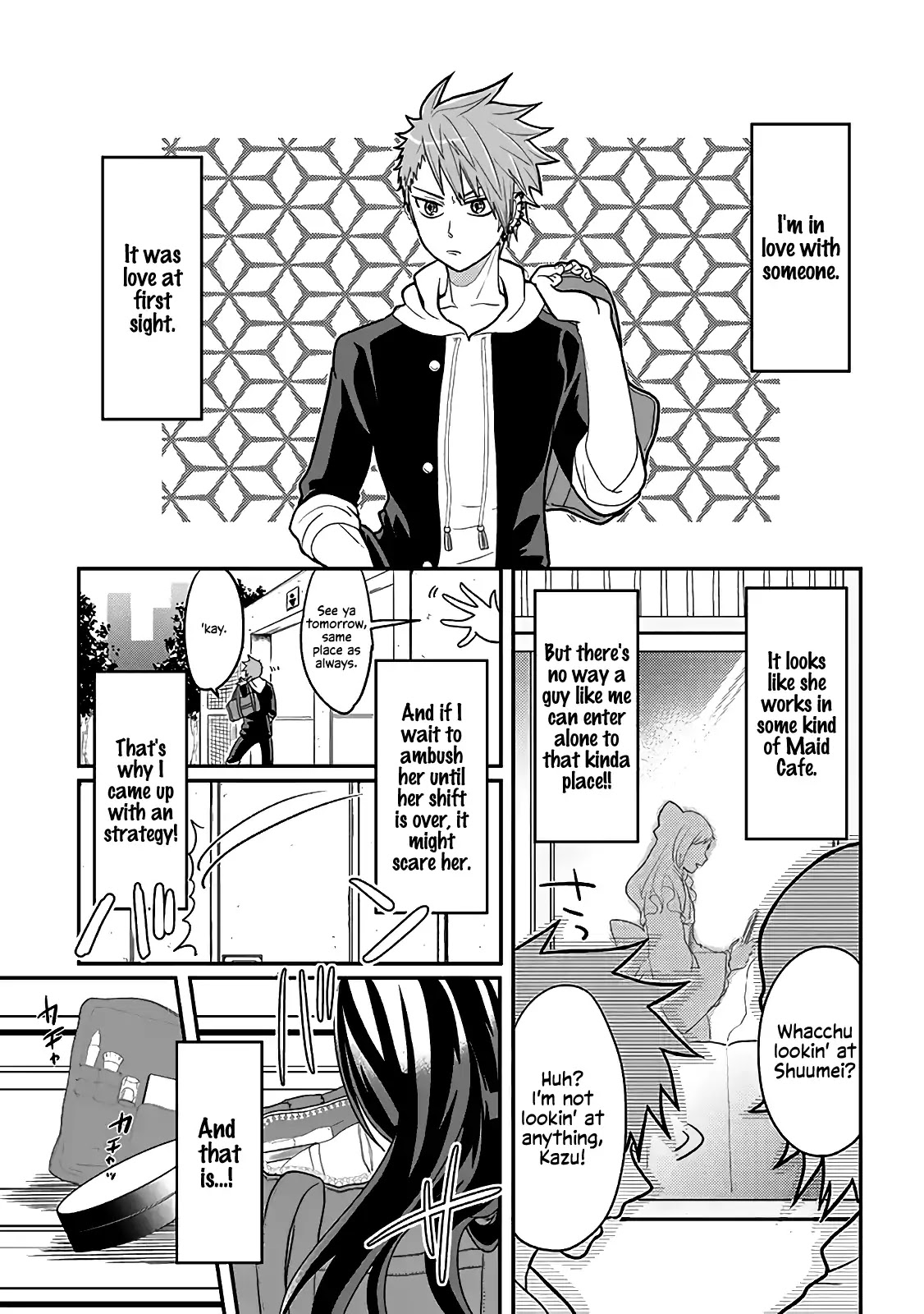 Josou Shite Mendoukusai Koto ni Natteru Nekura to Yankee no Ryou Kataomoi Chapter 1 page 3 - Chapter 1: Hana and Mei