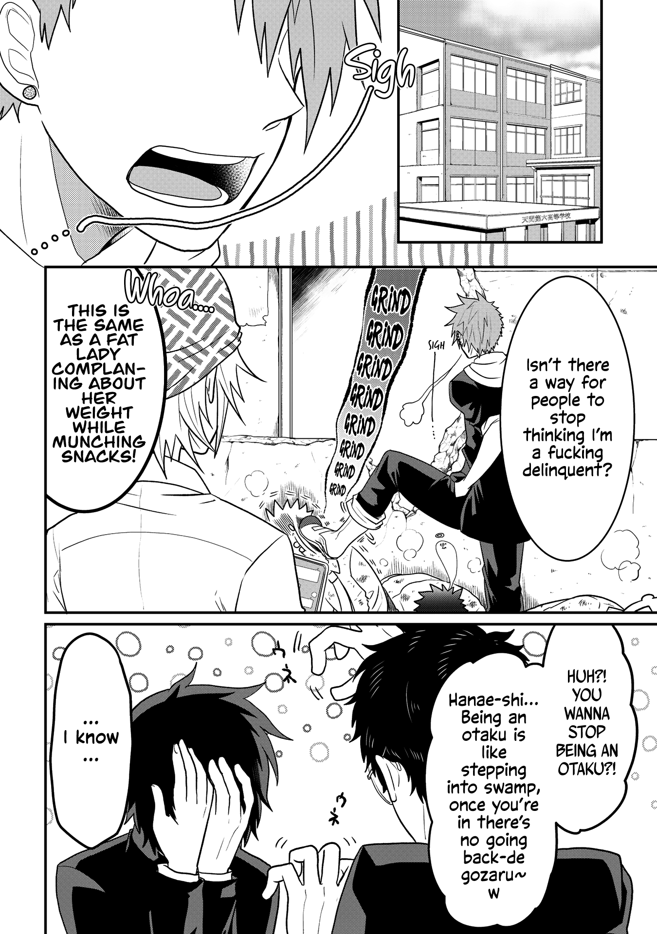 Josou Shite Mendoukusai Koto ni Natteru Nekura to Yankee no Ryou Kataomoi Chapter 3 page 8 - Chapter 3: Emo and Yankee
