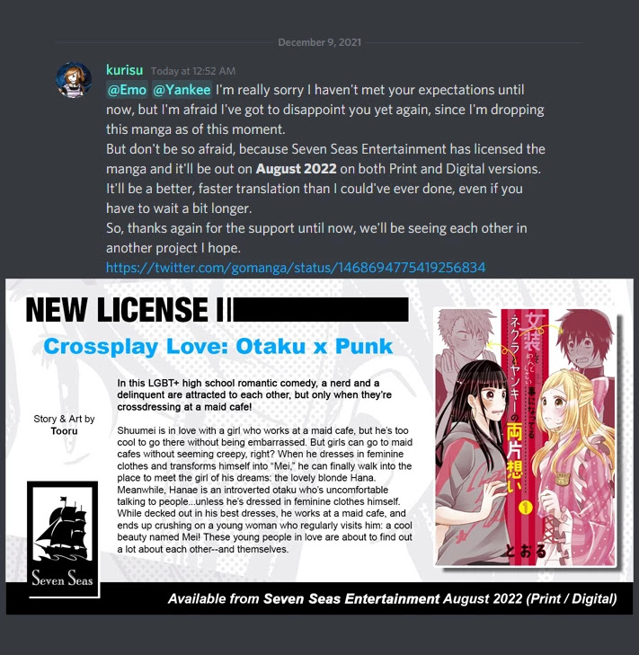 Josou Shite Mendoukusai Koto ni Natteru Nekura to Yankee no Ryou Kataomoi Chapter 7 page 12 - Chapter 7: Mei's Reward