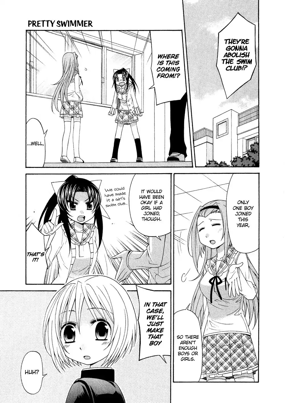 Josou Shounen Anthology Comic Chapter 1.5 page 2 - Chapter 1.5: Pretty Swimmer (Eichi Yuu)