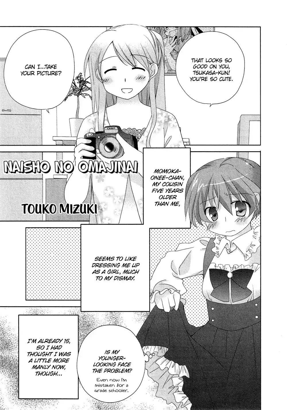 Josou Shounen Anthology Comic Chapter 1.7 page 2 - Chapter 1.7: Naisho no Omajinai (Mizuki Touko)
