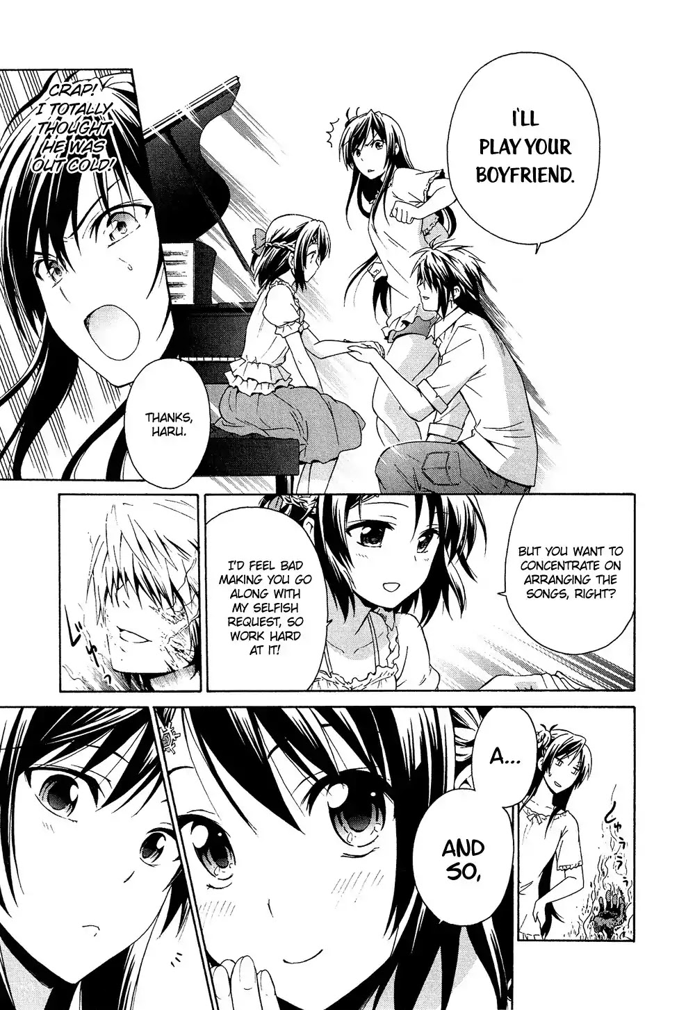 Josou Shounen Anthology Comic Chapter 16.1 page 14 - Chapter 16.1: Toaru P-tachi no Nichijou (Yoneda Kazusa)