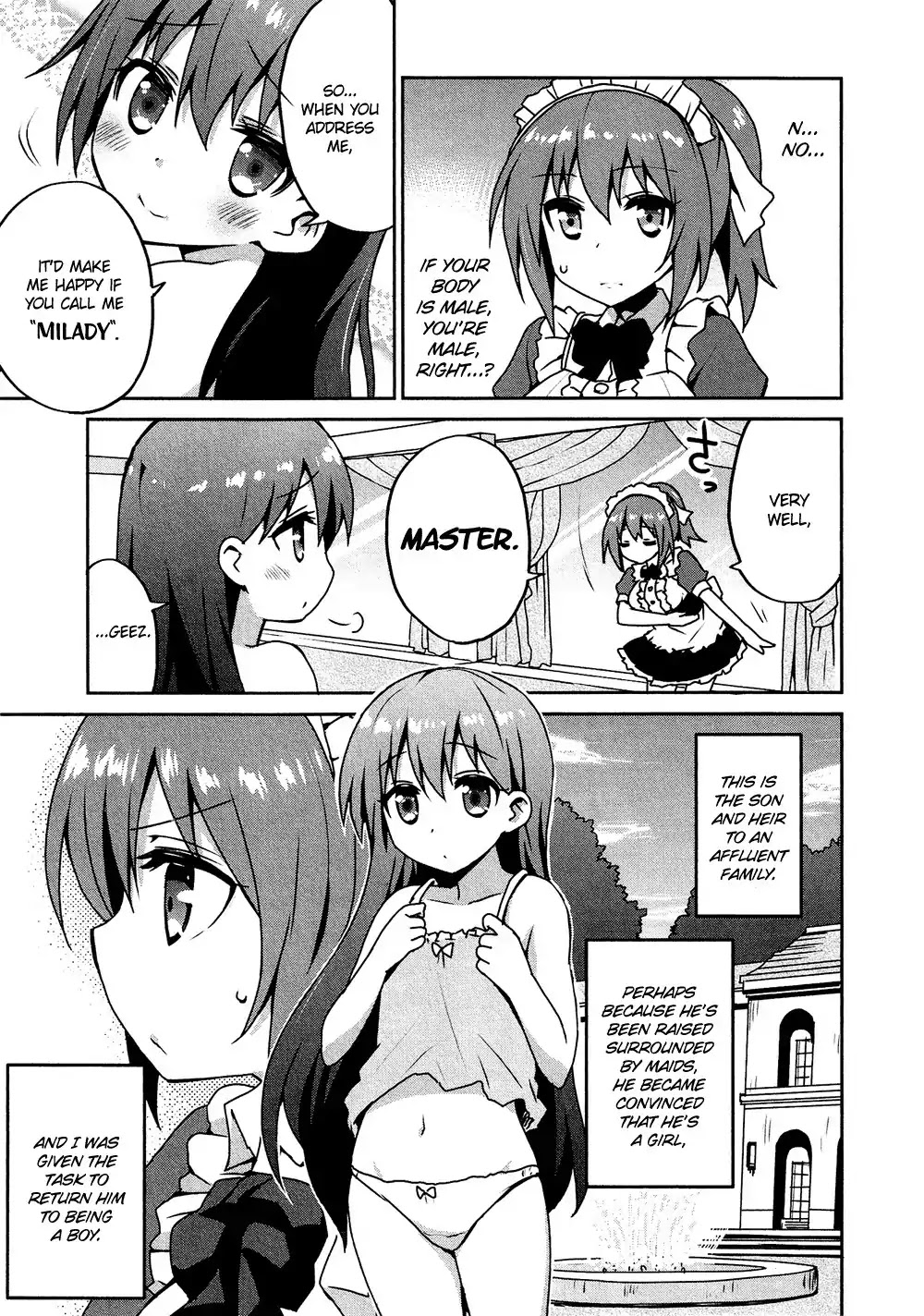 Josou Shounen Anthology Comic Chapter 16.4 page 4 - Chapter 16.4: Ojou-sama wa Otoko no Ko (RYUKI)