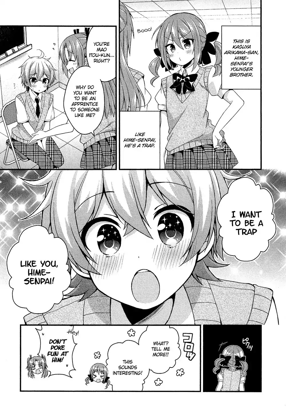 Josou Shounen Anthology Comic Chapter 16.9 page 6 - Chapter 16.9: Himegoto Extra: Teach Me! Hime-senpai (Tsukudani Norio)