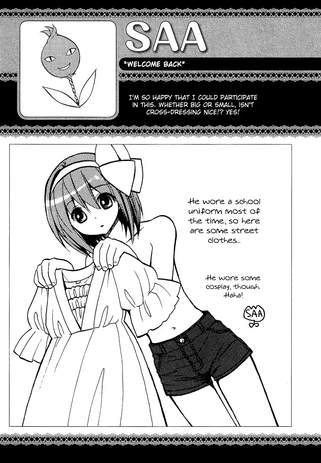 Josou Shounen Anthology Comic Chapter 3.1 page 30 - Chapter 3.1: Welcome Back (SAA)