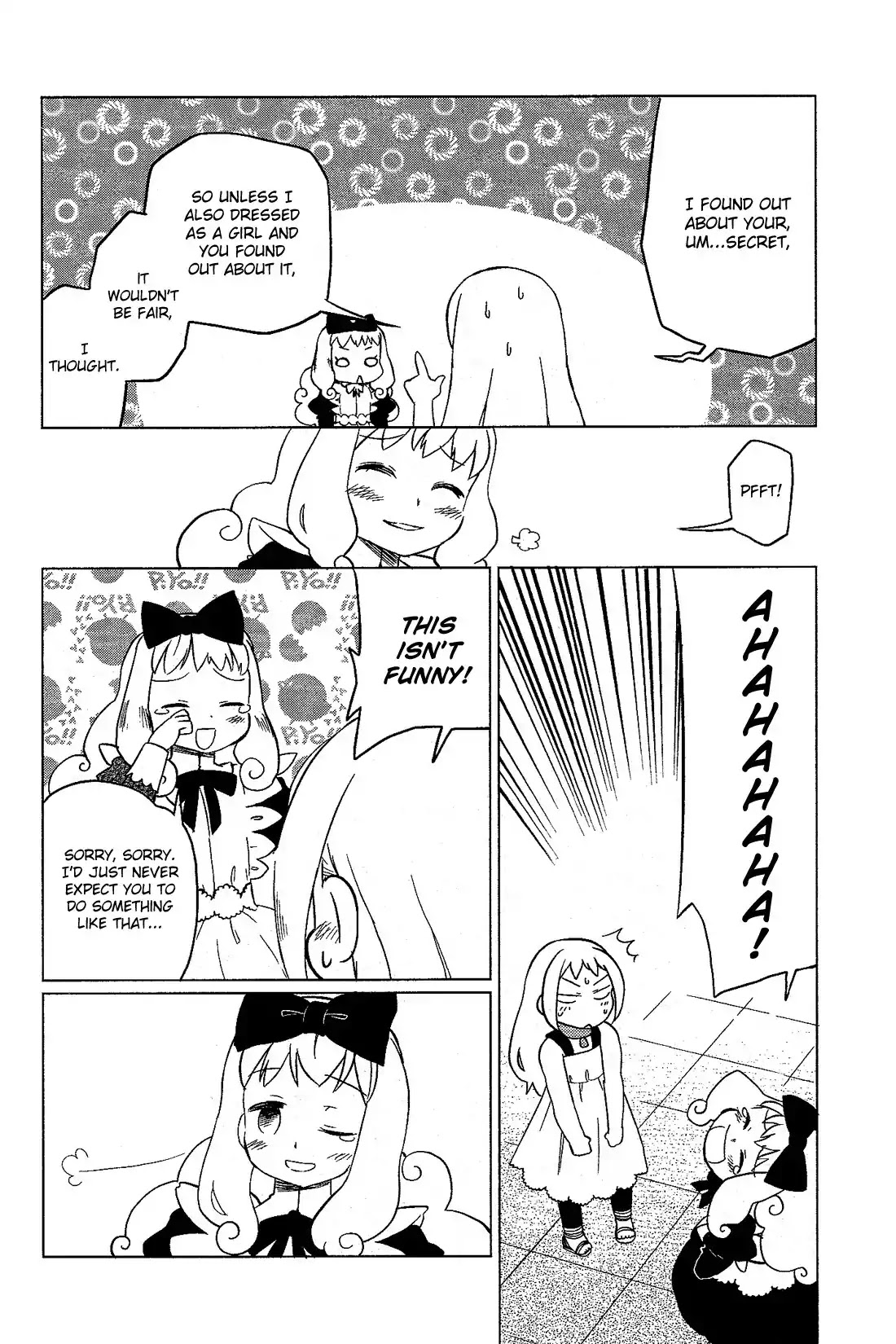 Josou Shounen Anthology Comic Chapter 3.6 page 23 - Chapter 3.6: Fuwafuwa no Boku Dake ni Kirameku Hikari (DANGAN)