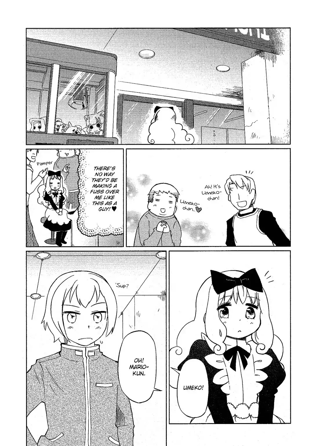 Josou Shounen Anthology Comic Chapter 3.6 page 4 - Chapter 3.6: Fuwafuwa no Boku Dake ni Kirameku Hikari (DANGAN)