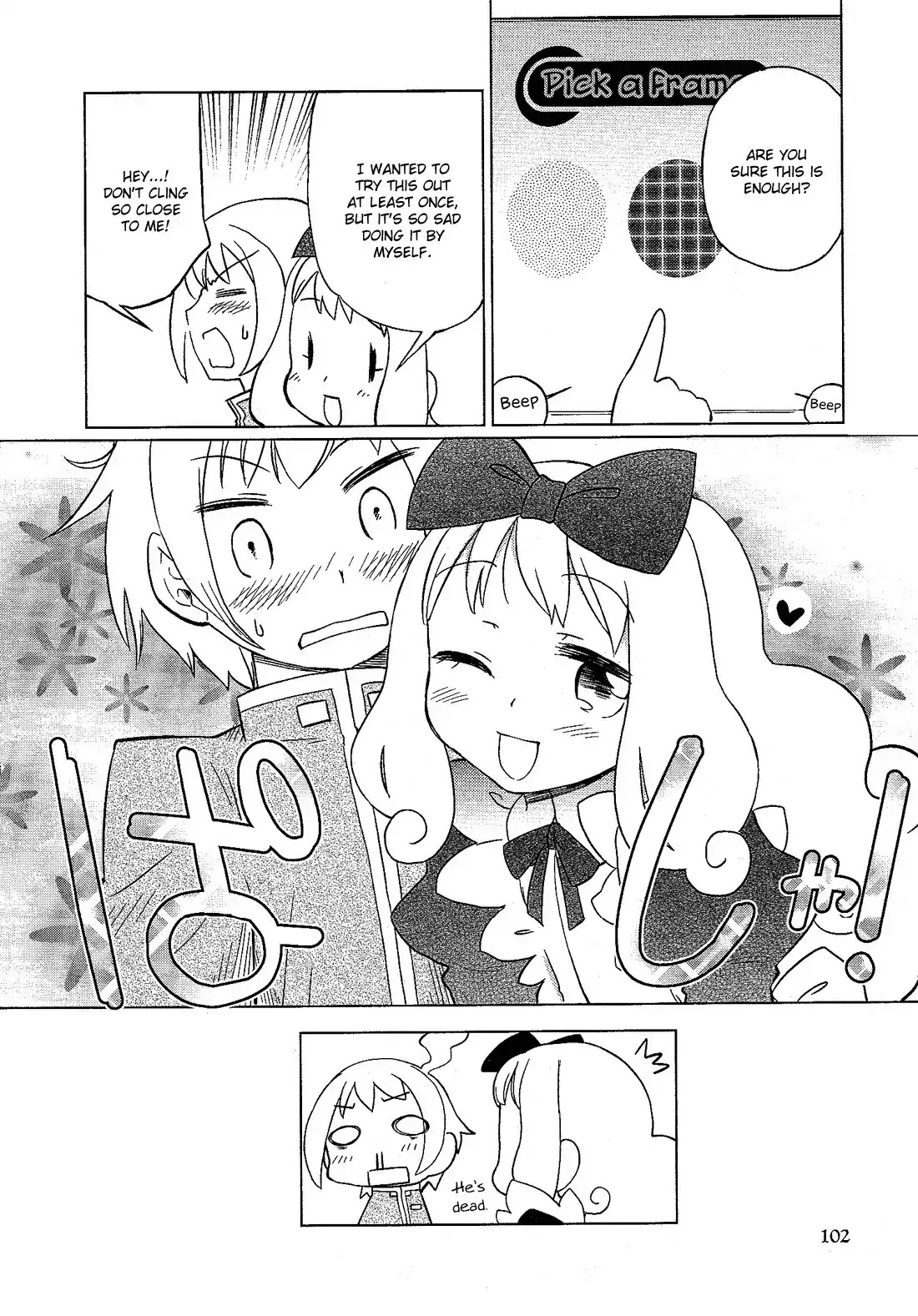 Josou Shounen Anthology Comic Chapter 3.6 page 9 - Chapter 3.6: Fuwafuwa no Boku Dake ni Kirameku Hikari (DANGAN)