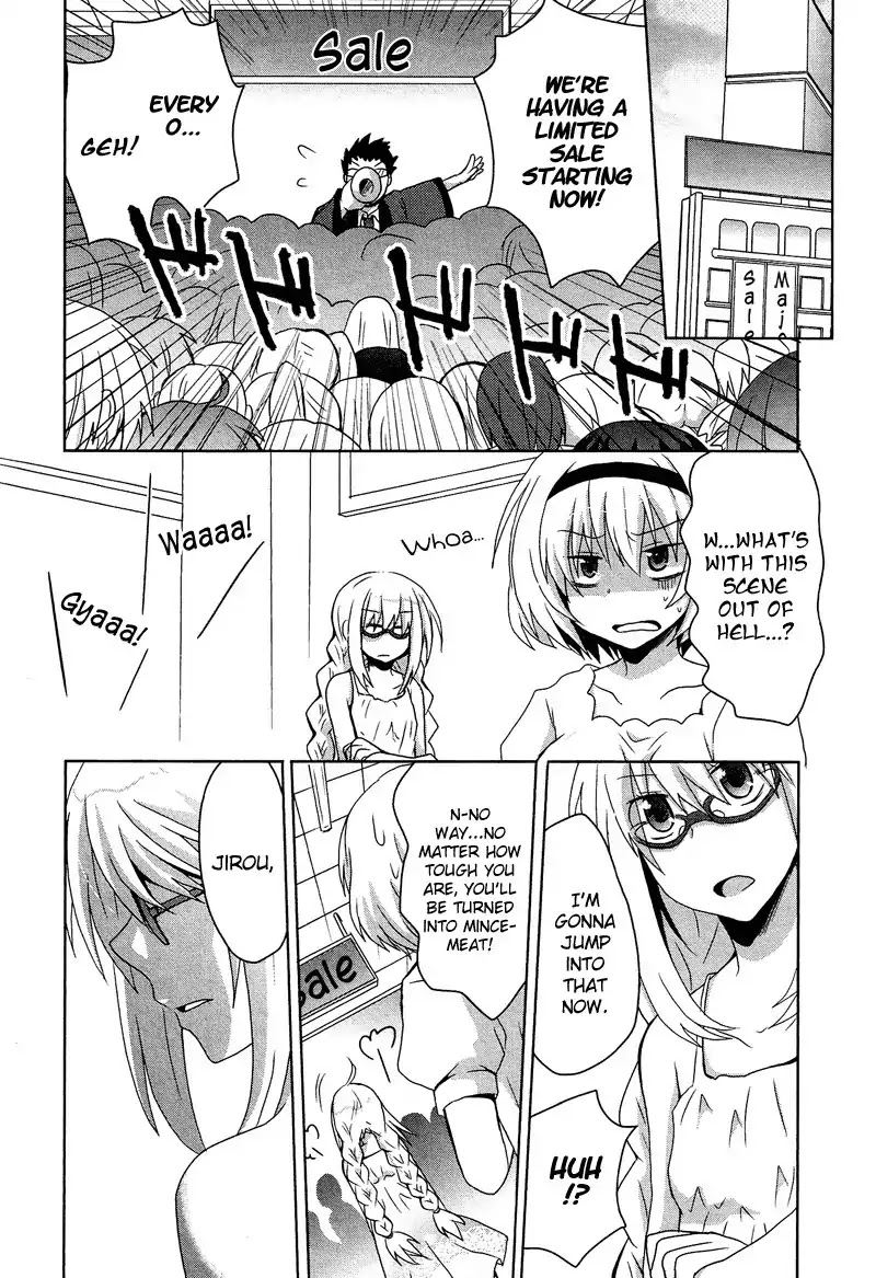 Josou Shounen Anthology Comic Chapter 9.4 page 9 - Chapter 9.4: Binbou Kyoudai (!?) Monogatari (Shimesaba)
