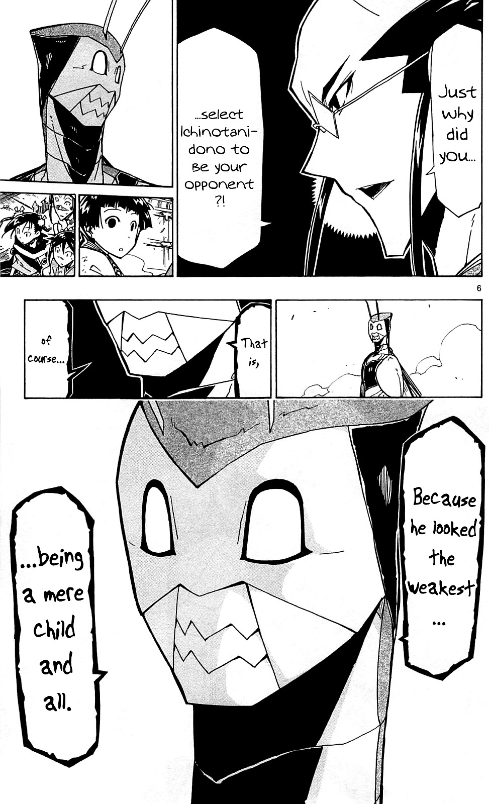 Joujuu Senjin!! Mushibugyo Chapter 100 page 8 - Chapter 100: Trinity