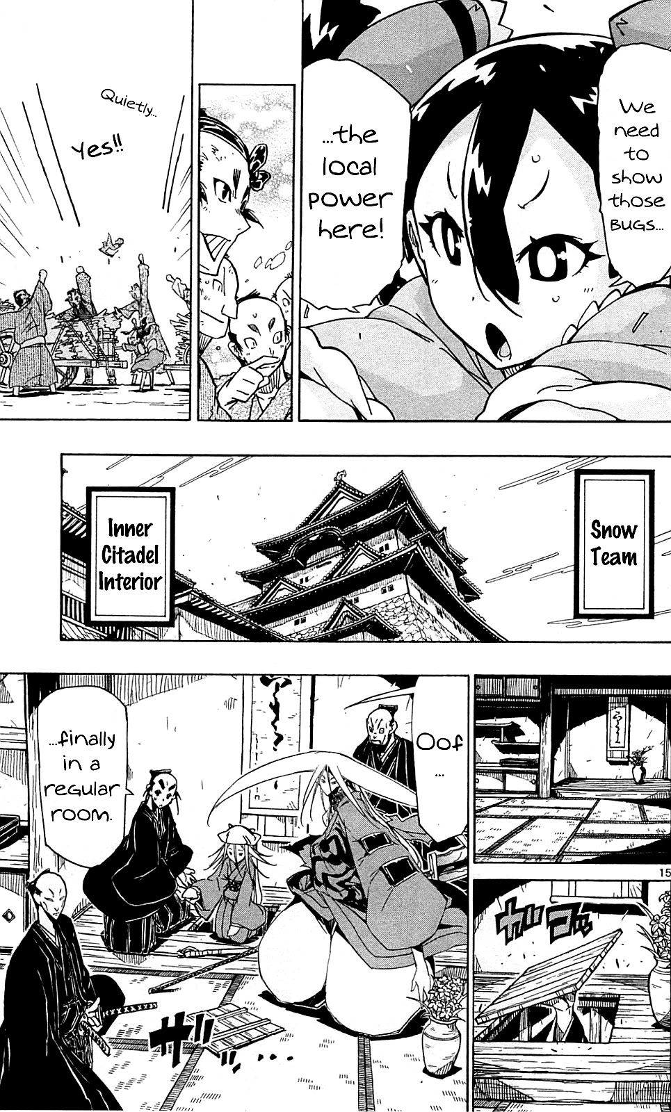 Joujuu Senjin!! Mushibugyo Chapter 101 page 16 - Chapter 101: Please Be Safe