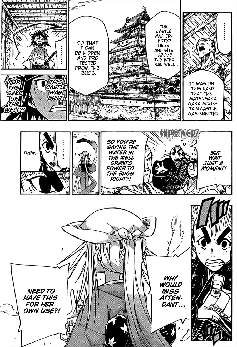 Joujuu Senjin!! Mushibugyo Chapter 107 page 16 - Chapter 107: The Eternal Well