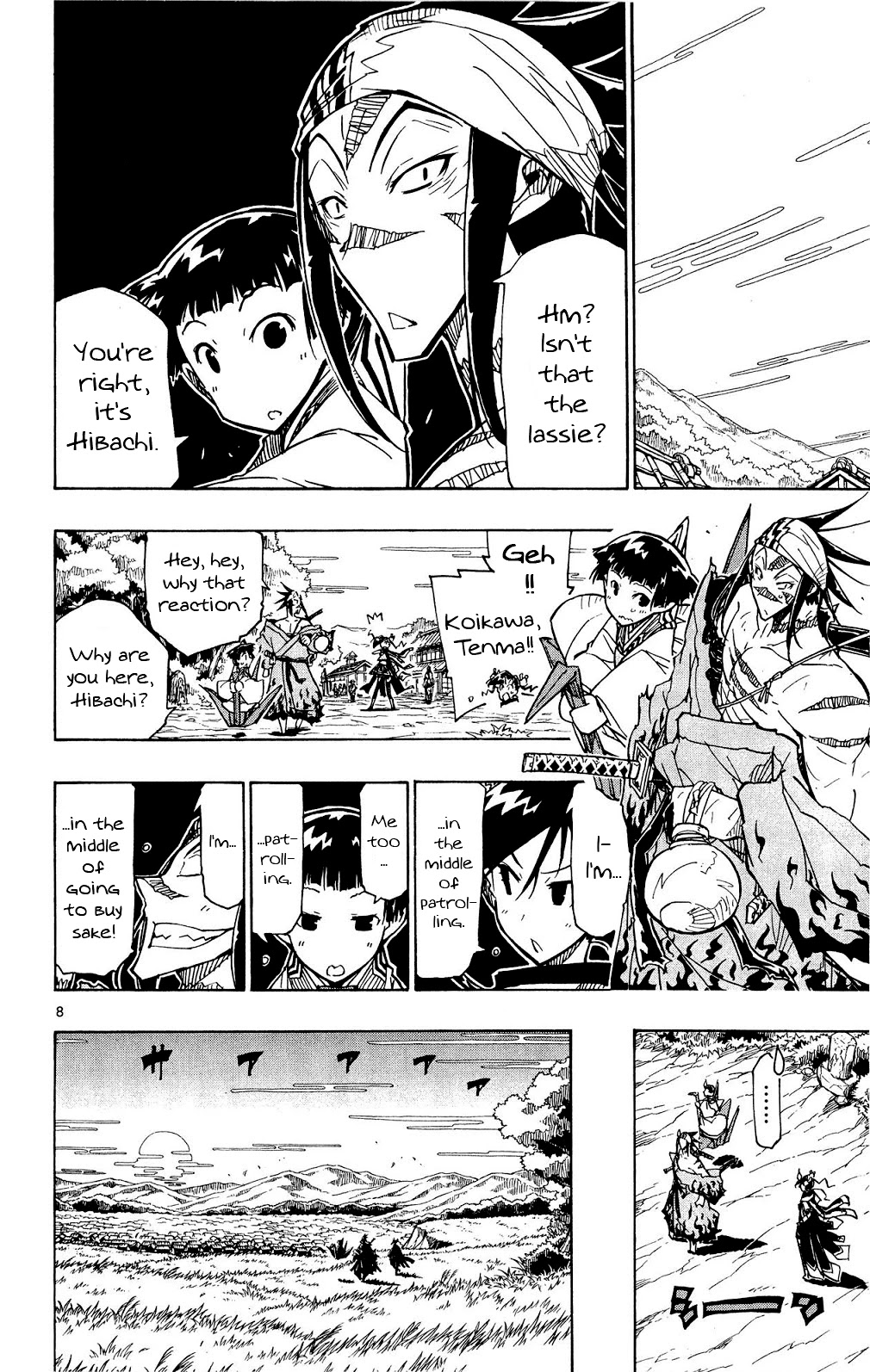 Joujuu Senjin!! Mushibugyo Chapter 124 page 9 - Chapter 124: Return to Edo